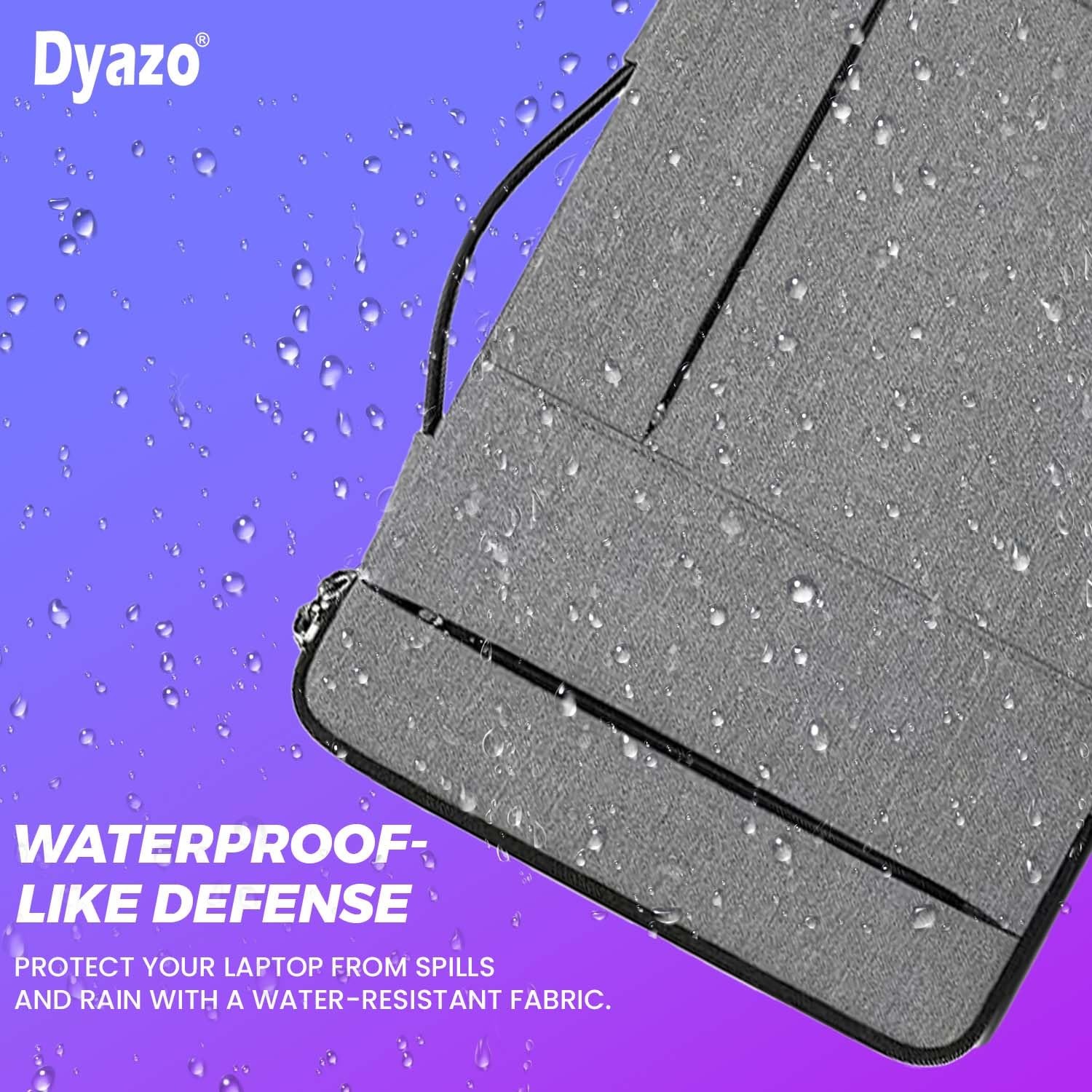 DYAZO 13" to 13.3 inch Laptop Sleeve/Cover/Case with Handle & Two Accessories Compatible for Apple, Dell, Lenovo, ASUS, Hp, Samsung, Mi, MacBook and All Other Notebooks - Image 5