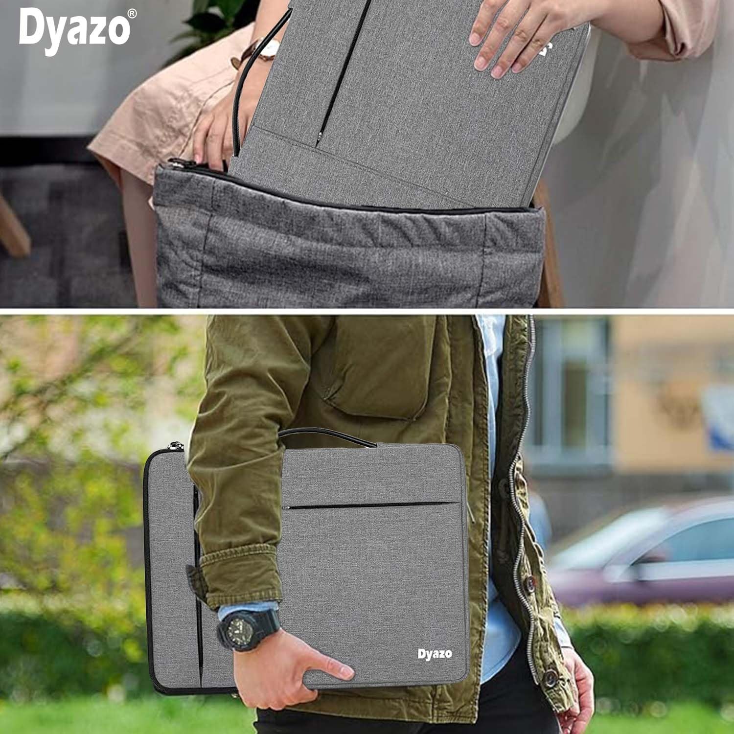 DYAZO 13" to 13.3 inch Laptop Sleeve/Cover/Case with Handle & Two Accessories Compatible for Apple, Dell, Lenovo, ASUS, Hp, Samsung, Mi, MacBook and All Other Notebooks - Image 4