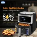 KENT Digital Air Fryer 6.5L |600W,Bake,Grill & Roast,Up To 80% Less Oil Usage,Rapid Heat Circulation - Image 3